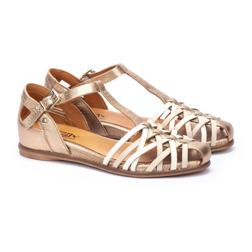 Women's Pikolinos TALAVERA Sandals Gold | NZ A72A31Q